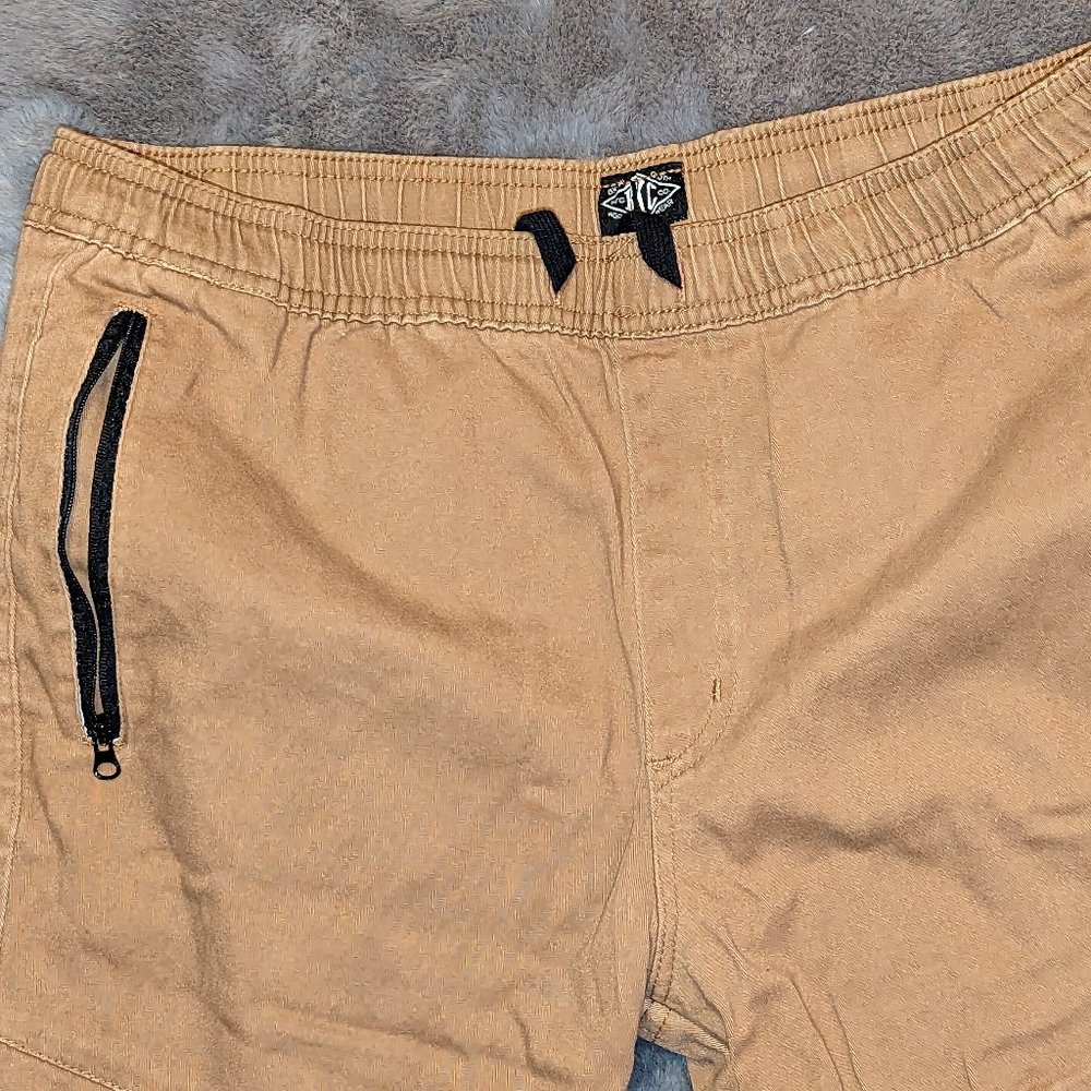 Men's BKC Tan Drawstring Pants Size Medium